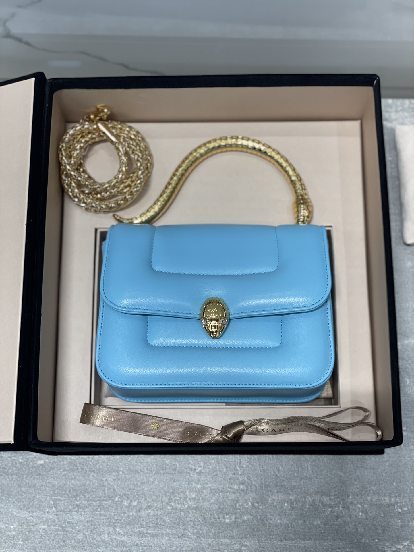 Bvlgari Women Mary Katrantzou X Bvlgari Top Handle-Blue