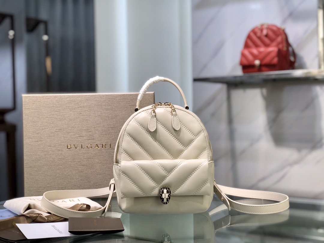 Bvlgari Pre-Owned 2010 Serpenti Cabochon Backpack