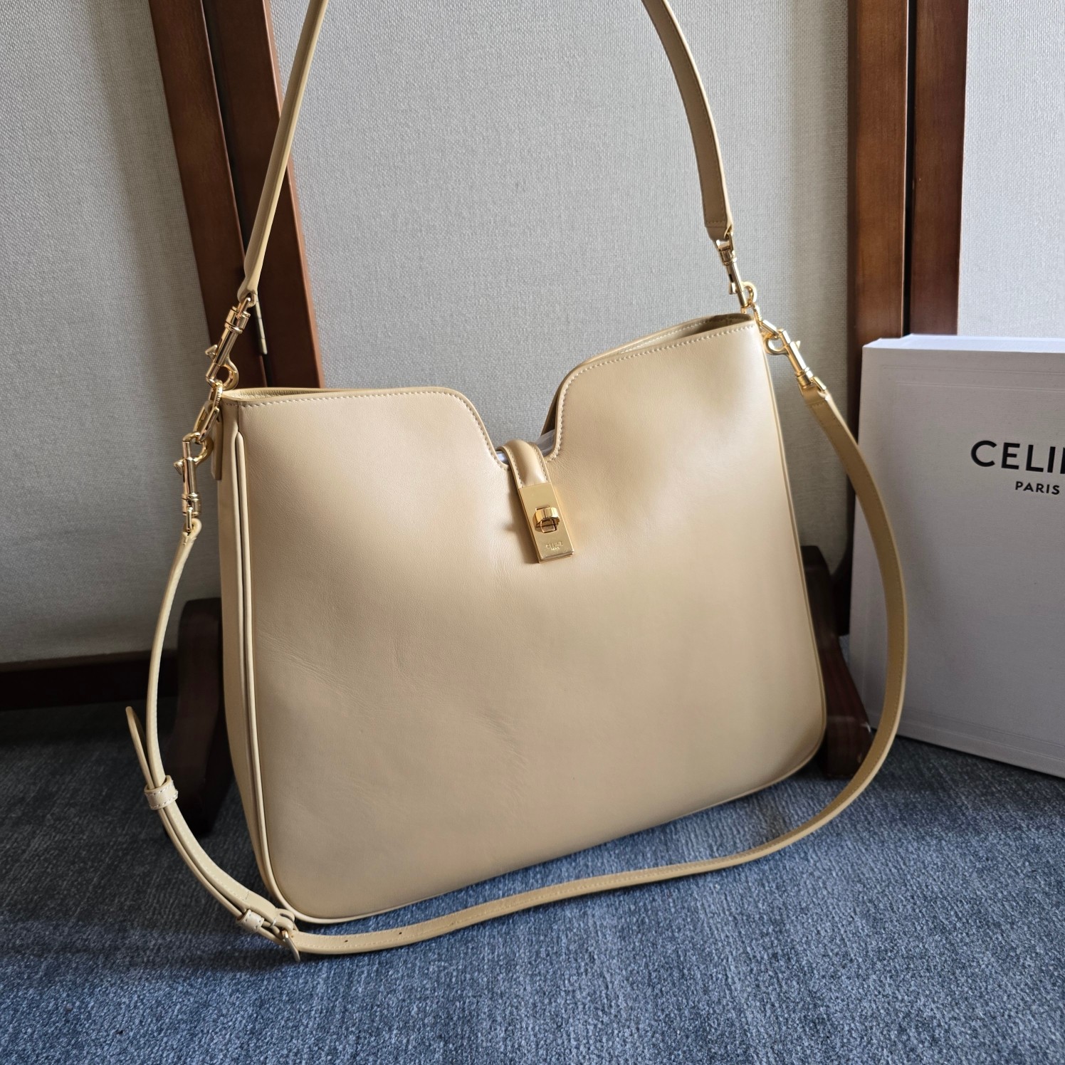 SMALL CAMILLE 16 SOFT BAG IN SMOOTH CALFSKIN – Spring Yellow | CELINE   Celine MEDIUM CAMILLE 16 SOFT BAG IN SMOOTH CALFSKIN