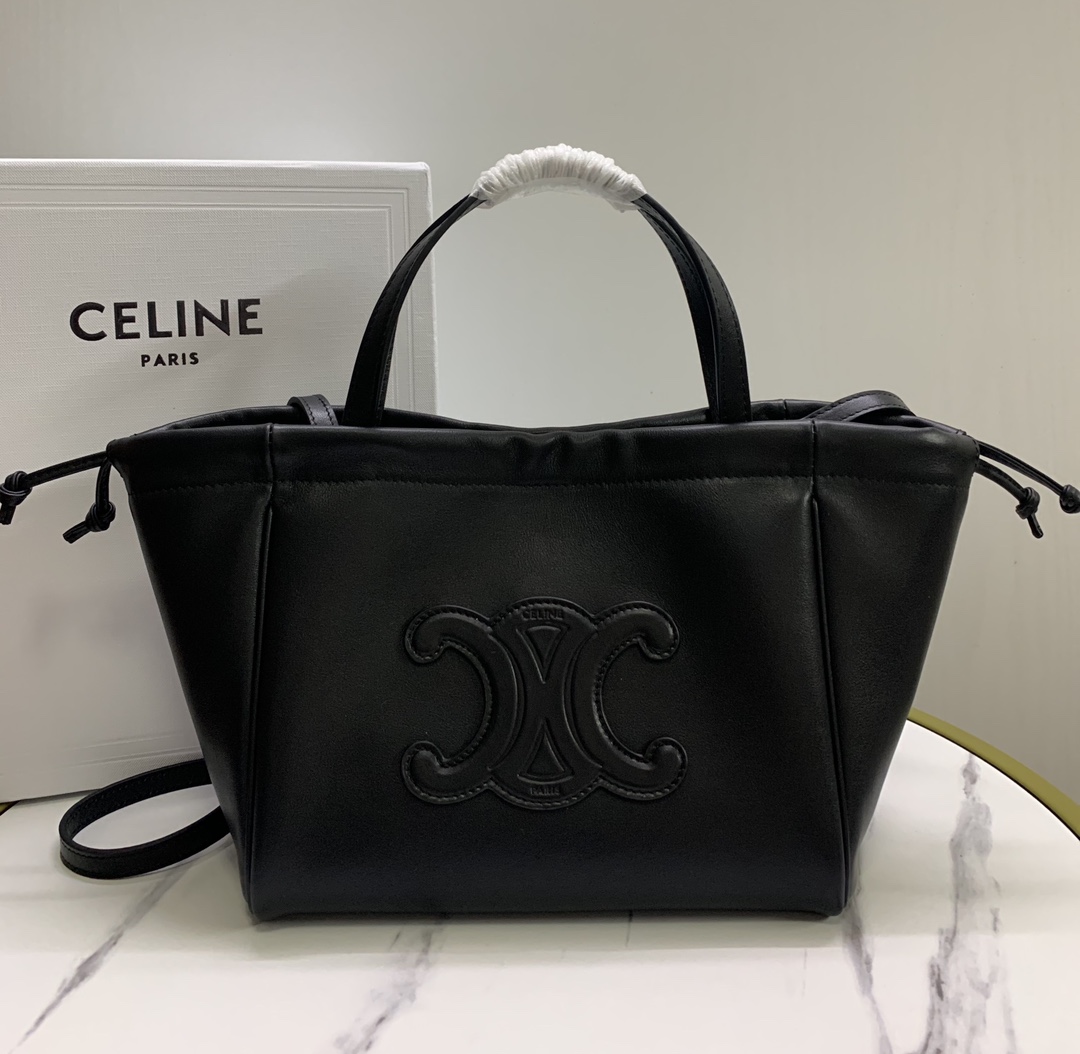 Celine MINI CABAS ANAIS CUIR TRIOMPHE in Grained calfskin