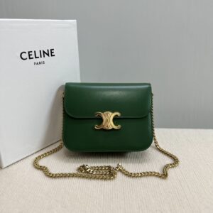 Celine Leather Triomphe Medium – Green Crossbody Bags, Handbags – CEL351058 |