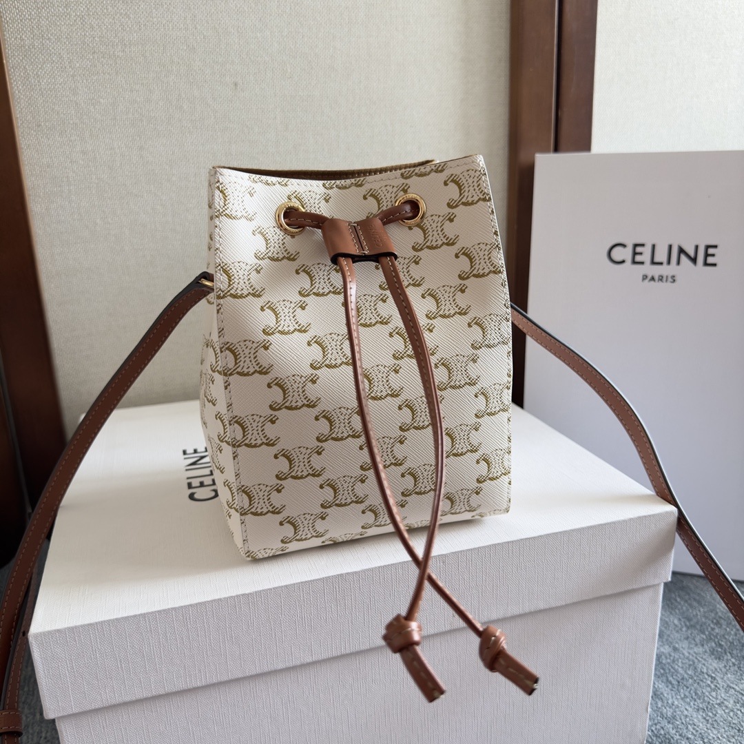 Celine MICRO SAILOR in TRIOMPHE CANVAS AND CALFSKIN –