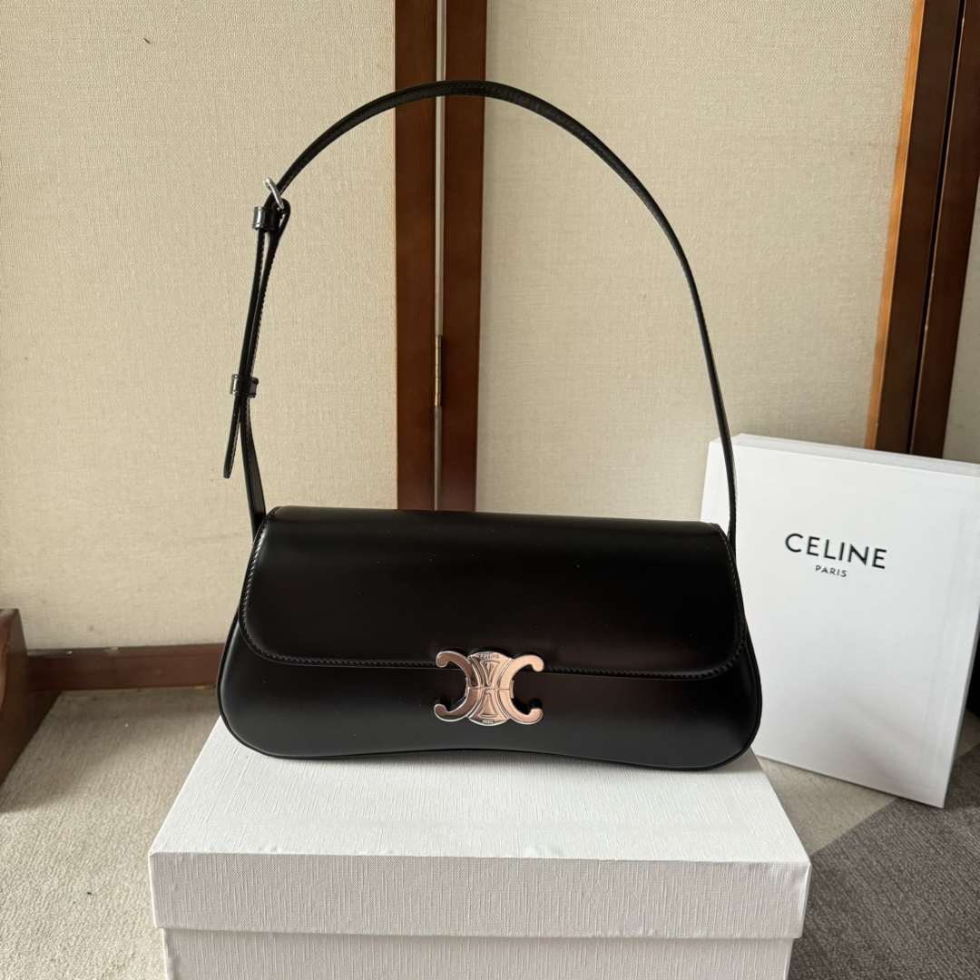 Celine LOLA CELINE MEDIUM BAG IN SHINY CALFSKIN – Tote