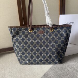 Celine Women’s Large Shoulder Bag 48cm with Brand Print