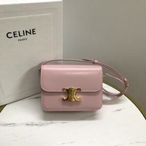 Celine Triomphe Triomphe 2023 – Pink Crossbody Bags,