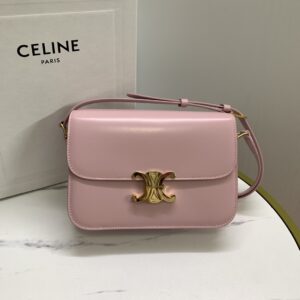 CELINE Shiny Calfskin Teen Triomphe Vintage Pink 1673611 |