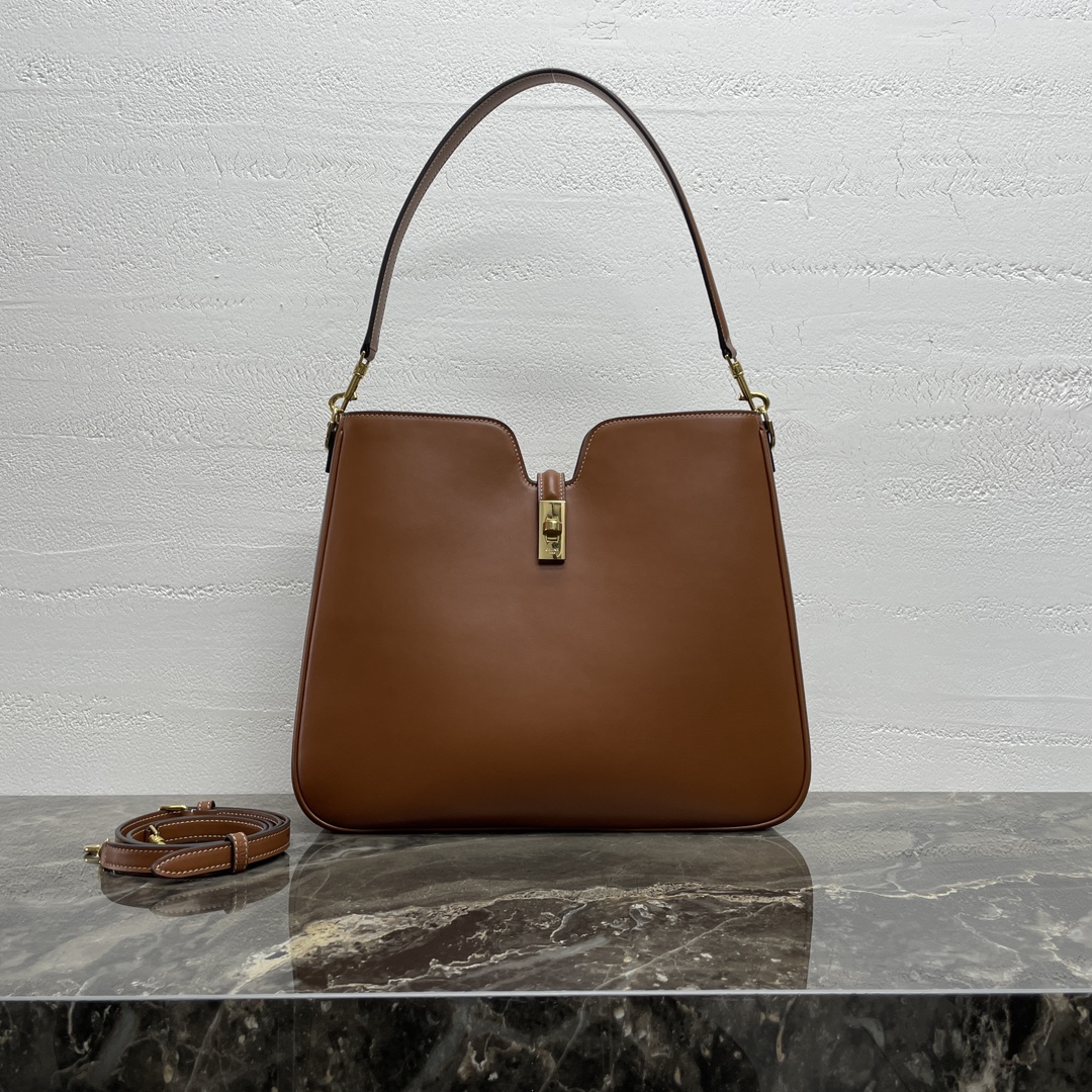 Celine SMALL CAMILLE 16 SOFT BAG IN SMOOTH CALFSKIN – TAN | CELINE