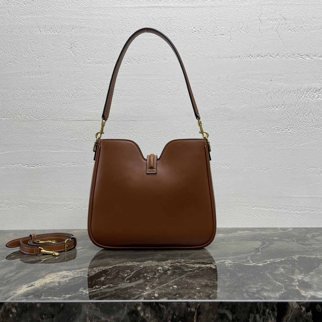 CELINE Smooth Calfskin Small Camille 16 Soft Bag Tan 1581885