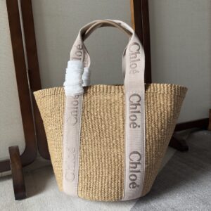 Chloé Chloé Large Woody Basket In Natural Fibers | Chloé US