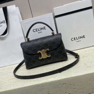 Celine TEEN NINO BAG IN Triomphe Canvas – TAN | CELINE