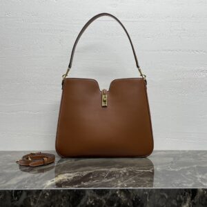 CELINE Smooth Calfskin Small Camille 16 Soft Bag Tan 1643591
