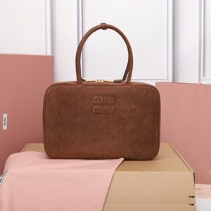 eBay Miu Miu Suede Bow Bag Cocoa Brown | eBay