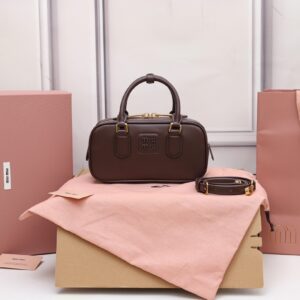 Miu Miu Briarwood Arcadie Leather Bag | Miu Miu