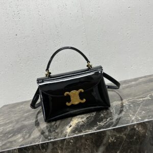 Celine TEEN NINO BAG IN GLITTER PYTHON – Black Glitter | CELINE