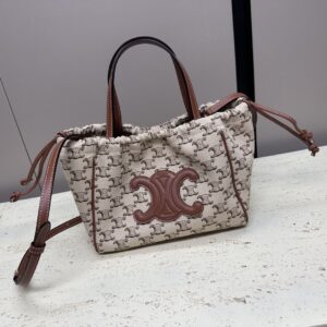 CELINE Small Hippo Drawstring Cuile Triomphe bg23876 | eBay