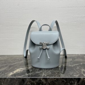 Celine BACKPACK CELINE BONNIE IN Smooth Calfskin – ICE BLUE