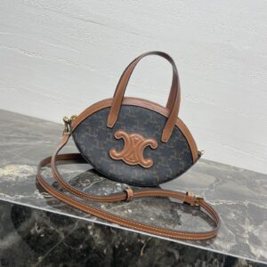 eBay Celine Oval Bag – Trionphe Canvas Calf 122262BZJ 04LU