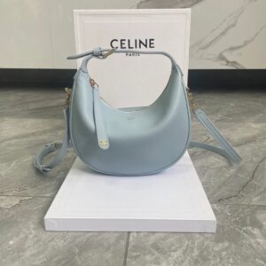 Celine Teen Celine Lulu IN SUPPLE GRAINED CALFSKIN – GLACIER