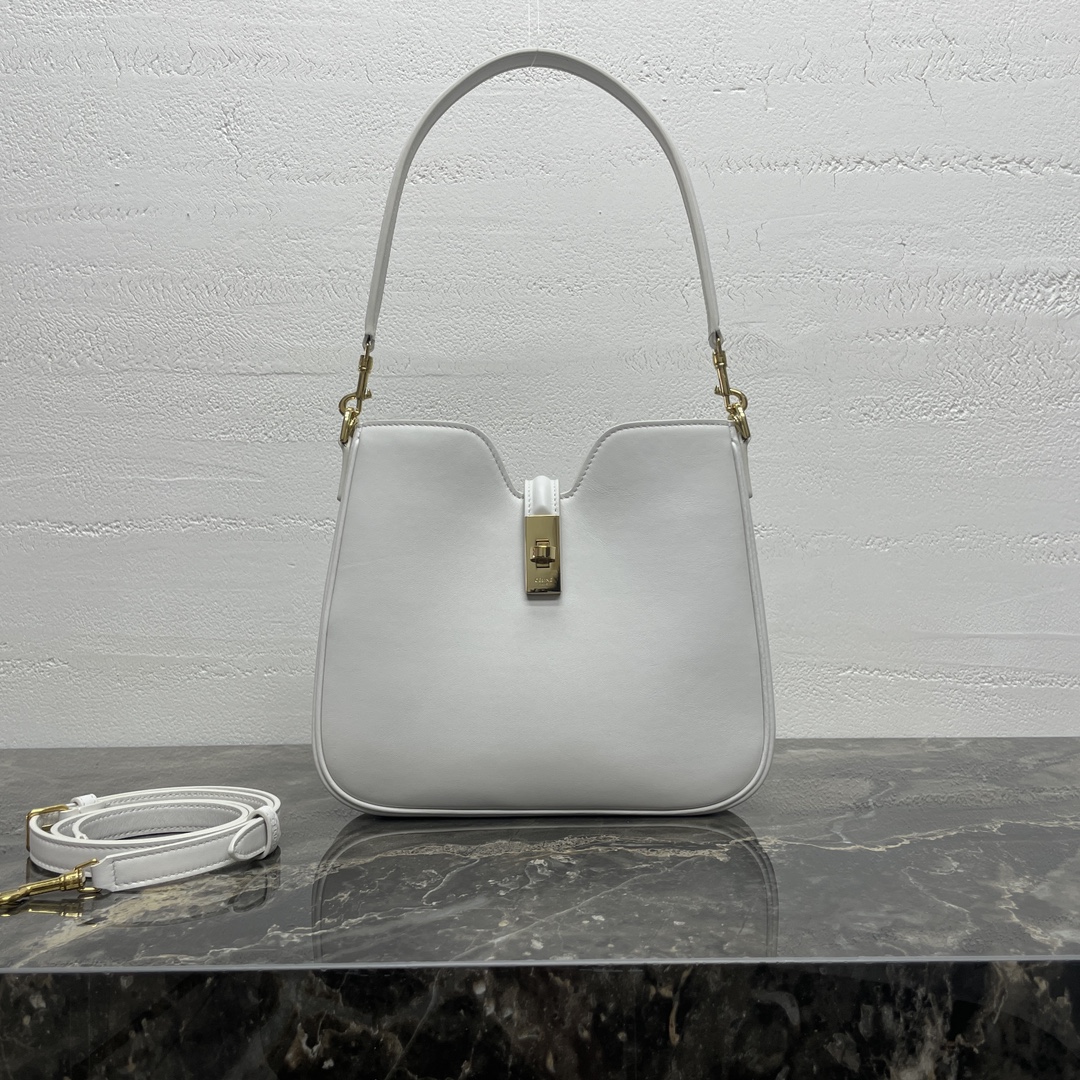 Celine SMALL CAMILLE 16 SOFT BAG IN SMOOTH CALFSKIN – RICE |