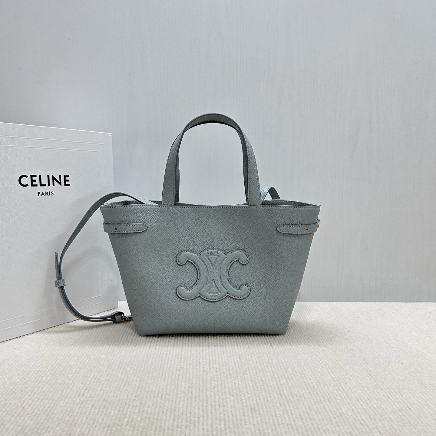 Celine MINI CABAS ANAIS CUIR TRIOMPHE in Grained calfskin –