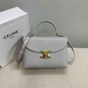 BLUE Celine MEDIUM NINO BAG IN SMOOTH SATINATED CALFSKIN – |