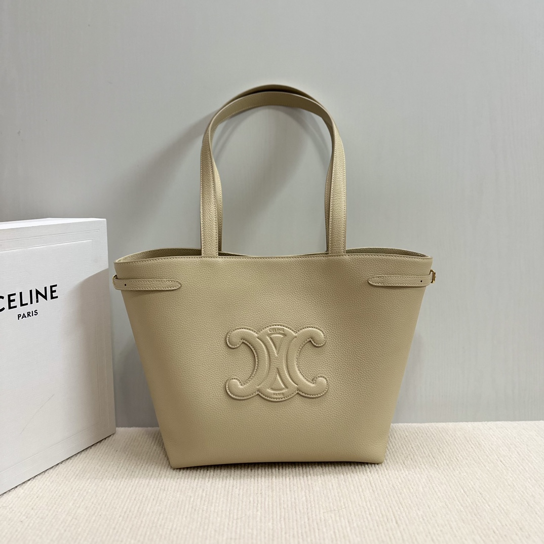 Celine Mini Cabas Anais Cuir Triomphe in Natural