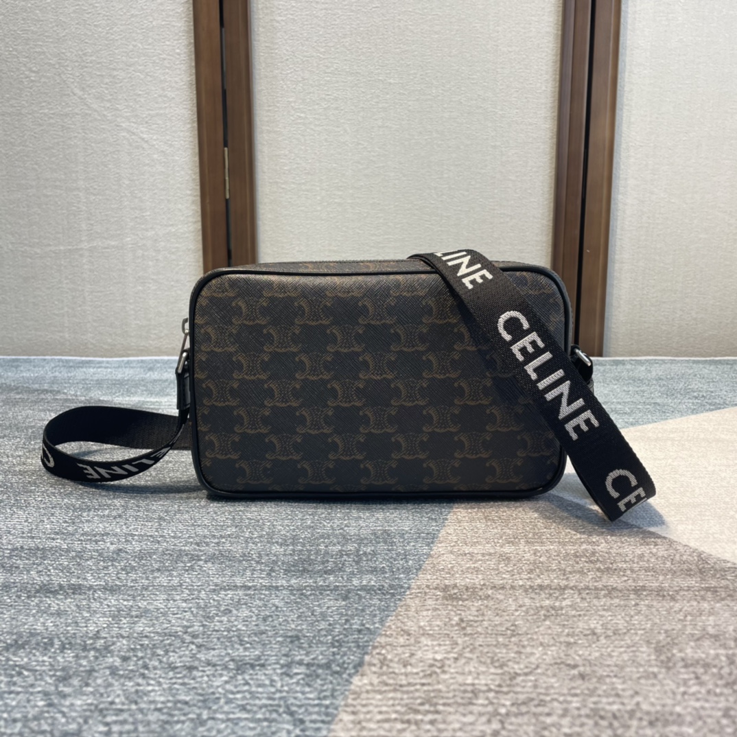 Céline Pre-Owned 2010-2020s Triomphe Handbag | Black |