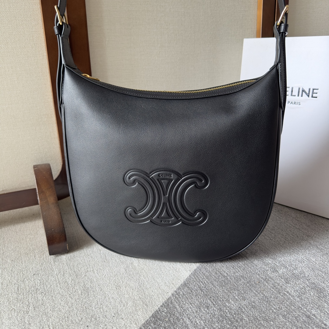 CELINE Supple Calfskin Cuir Triomphe Small Heloise