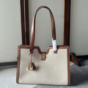 Celine 2023 Canvas Cabas 16 – Neutrals Totes, Handbags –