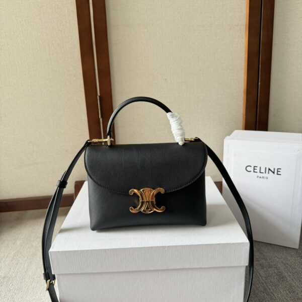 Celine TEEN NINO BAG IN SUPPLE GRAINED CALFSKIN – BLACK |