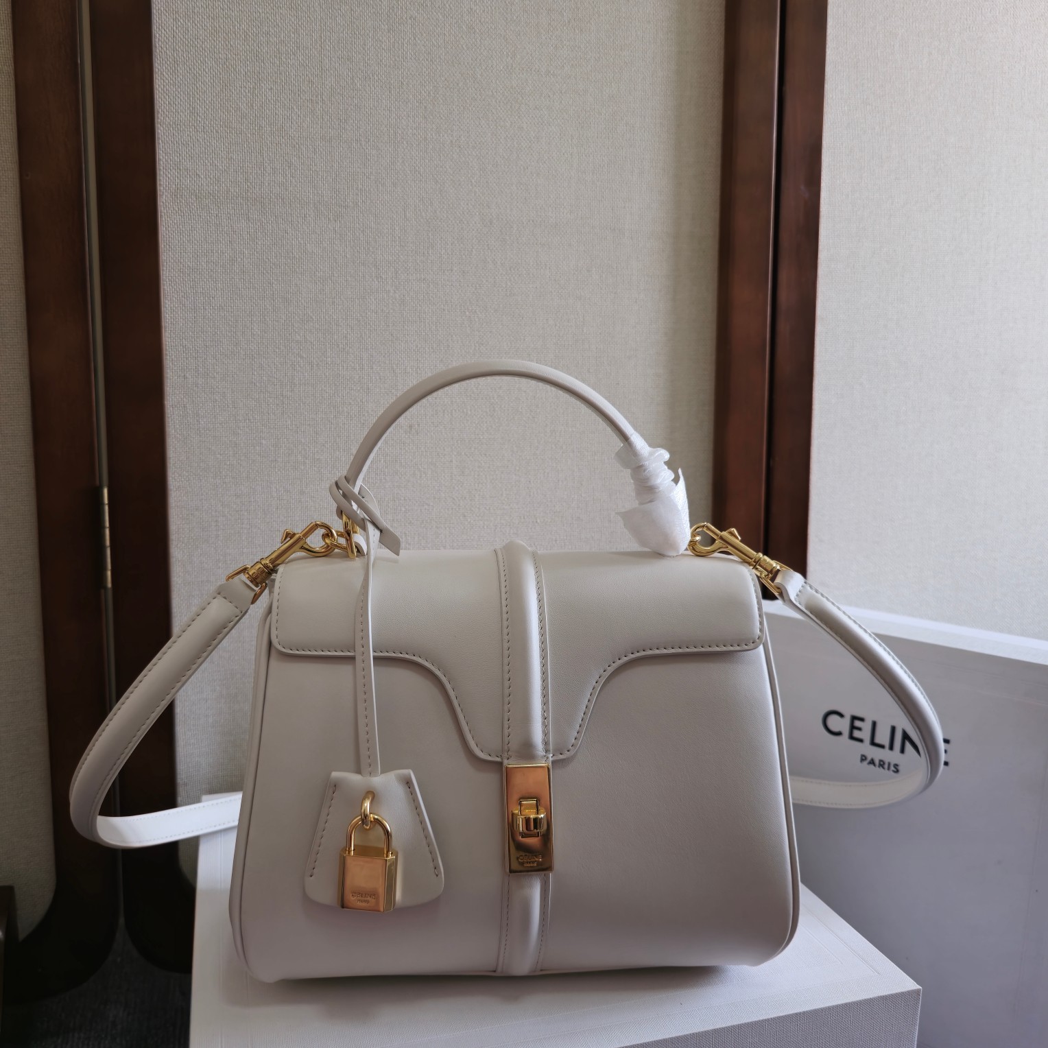 Celine Small 16 Bag – Grey Handle Bags, Handbags – CEL289717