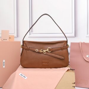 Miu Miu Adventure suede shoulder bag