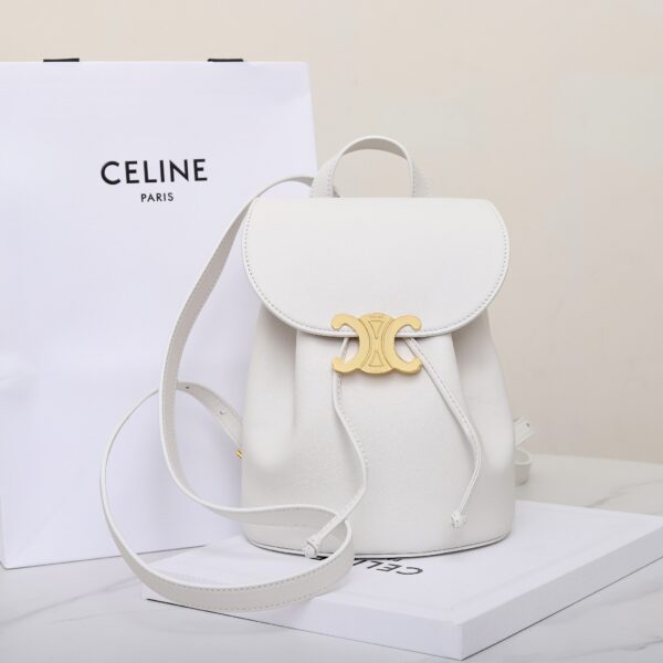 Celine BACKPACK CELINE BONNIE IN Smooth Calfskin – RICE | CELINE
