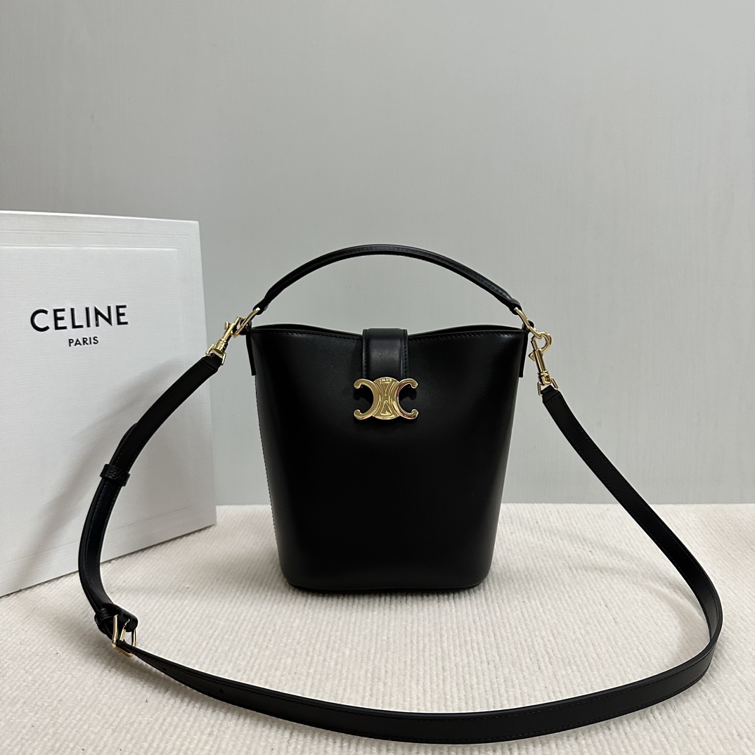Celine Louise Small Secchiello in Black