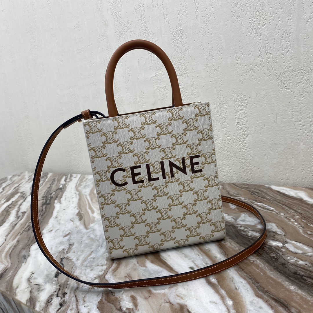 Celine Mini Vertical Cabas Triomphe Shoulder Bag