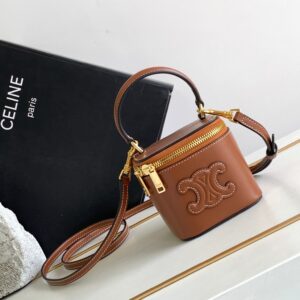 CELINE MINI VANITY CASE CUIR TRIOMPHE IN SMOOTH