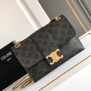 Celine Triomphe 2024 – Brown Shoulder Bags, Handbags