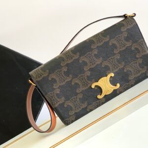 Celine MULTIPOCHETTE IN TRIOMPHE CANVAS and calfskin – TAN | CELINE
