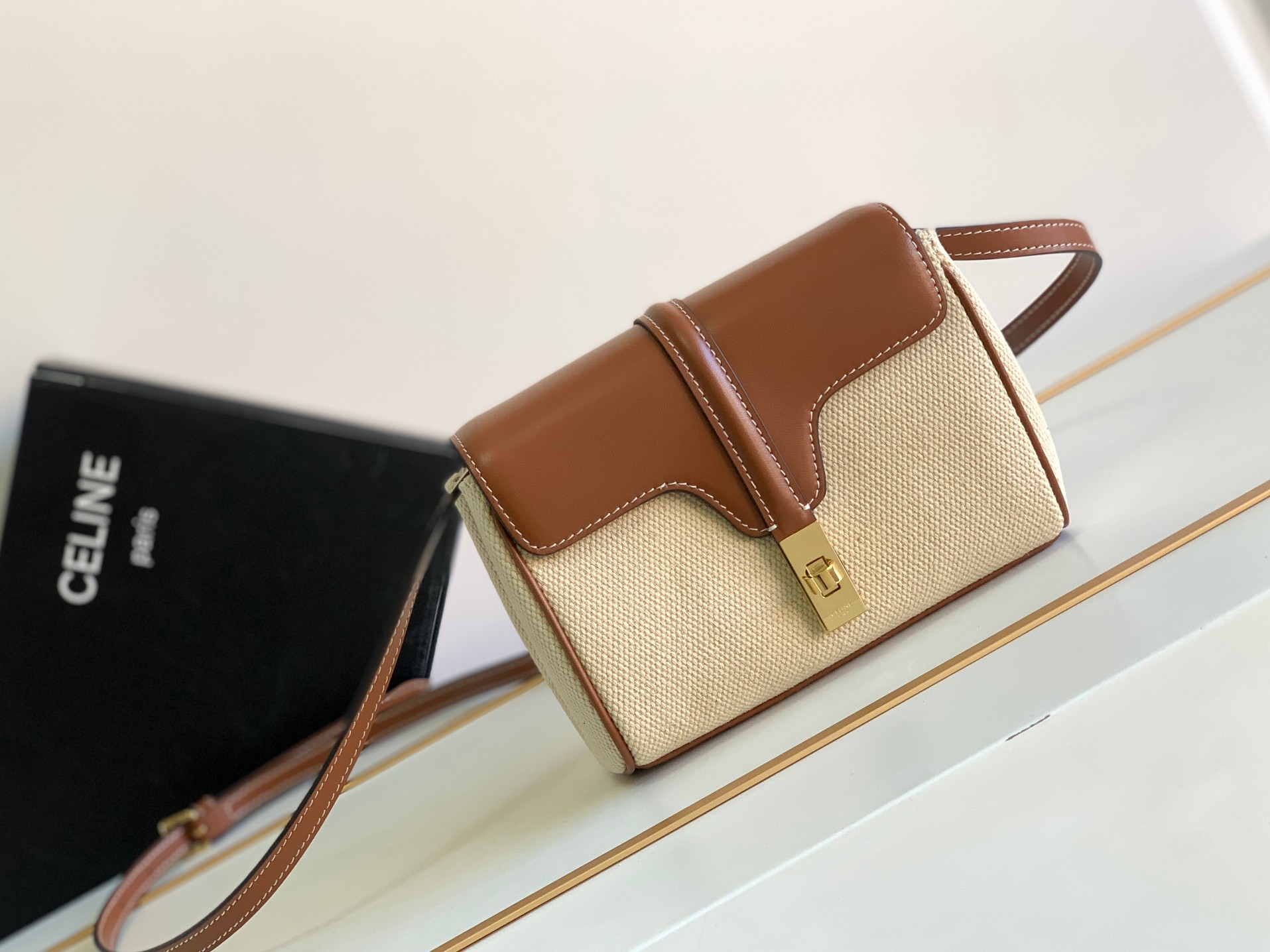 Celine Canvas 16 Bag Mini 2023 – Neutrals Crossbody Bags, Handbags – CEL31336
