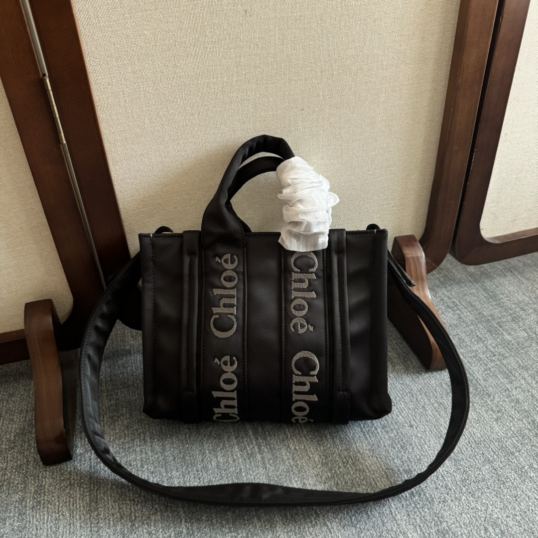 Chloé Nylon Shoulder Bag – Black Totes, Handbags – CHL326264