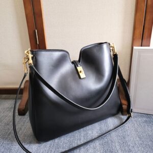 Celine SMALL CAMILLE 16 SOFT BAG IN SMOOTH CALFSKIN – BLACk