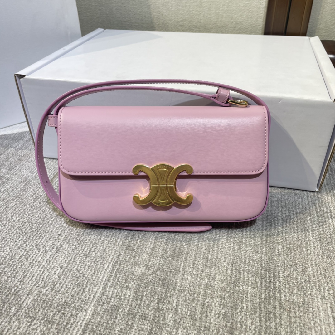 Celine Triomphe Triomphe 2023 – Pink Crossbody Bags, Handbags – CEL342656 |