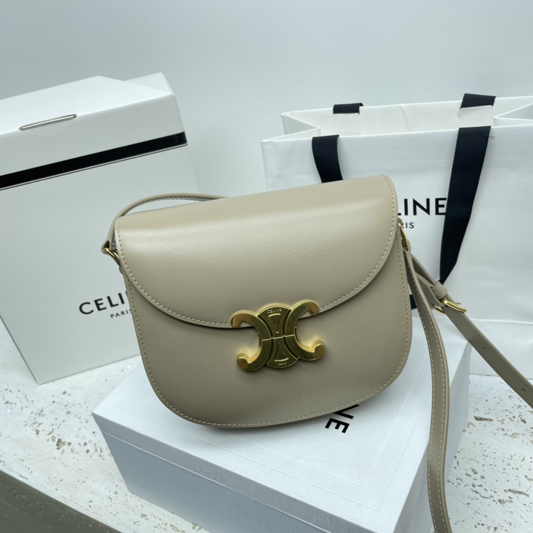 Celine Teen Besace Safari Shiny Calfskin – Coco Approve