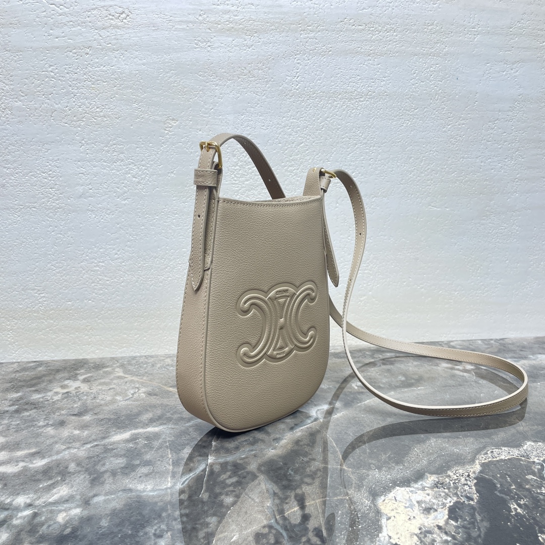 Celine PHONE POUCH HELOISE IN SUPPLE CALFSKIN – CAPPUCCINO | CELINE