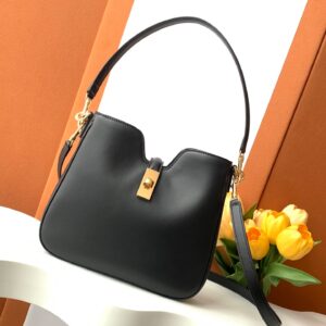 Celine SMALL CAMILLE 16 SOFT BAG IN SMOOTH CALFSKIN – BLACK