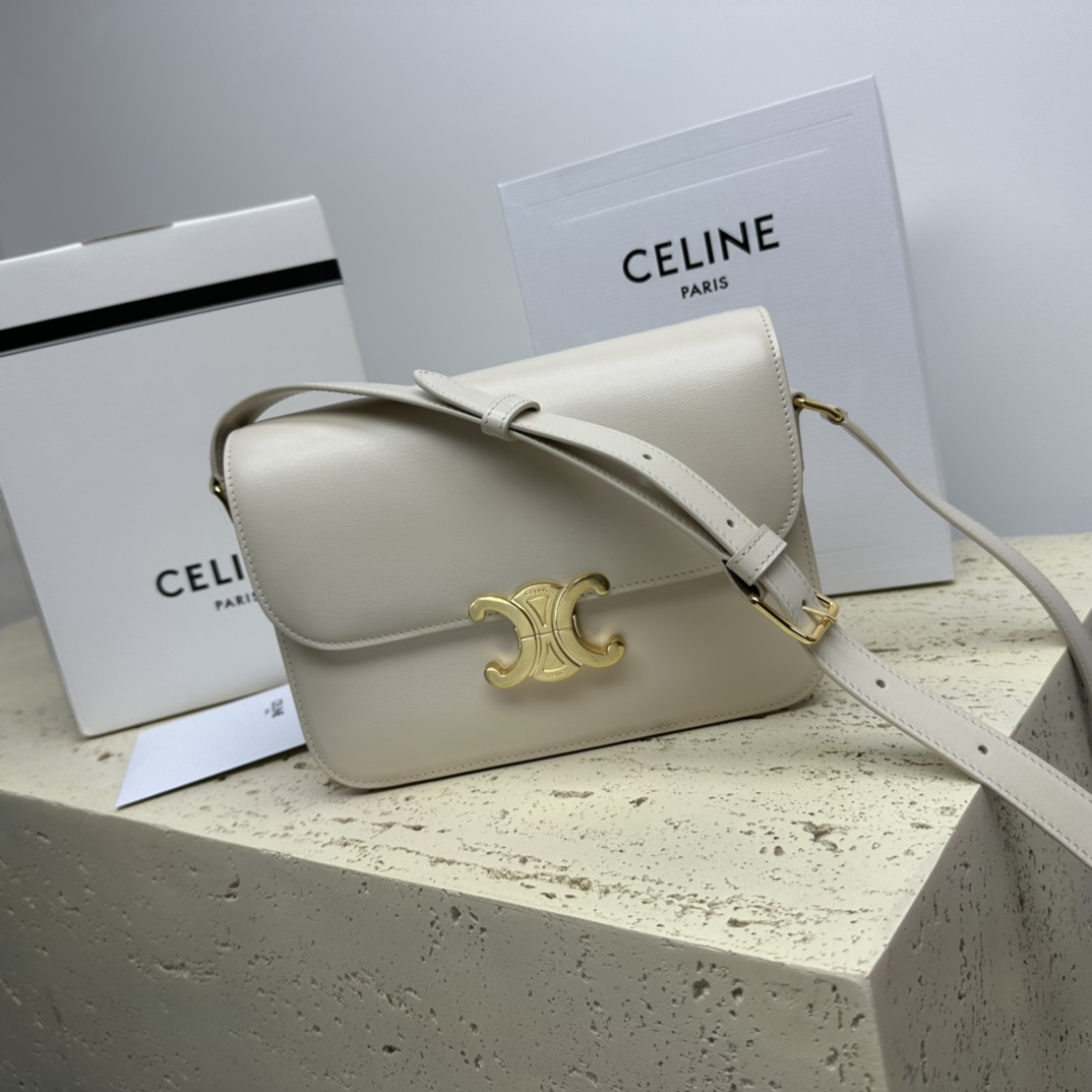 eBay CELINE CLASSIQUE TRIOMPHE MEDIUM BAG IN CALFSKIN