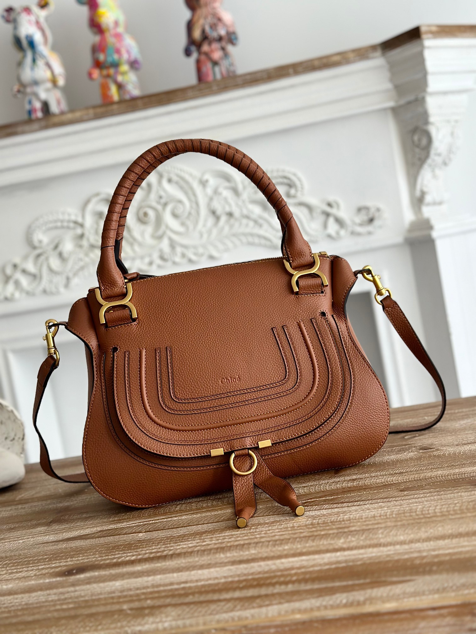 Chloé Chloé Small Marcie Bag In Grained Leather | Chloé