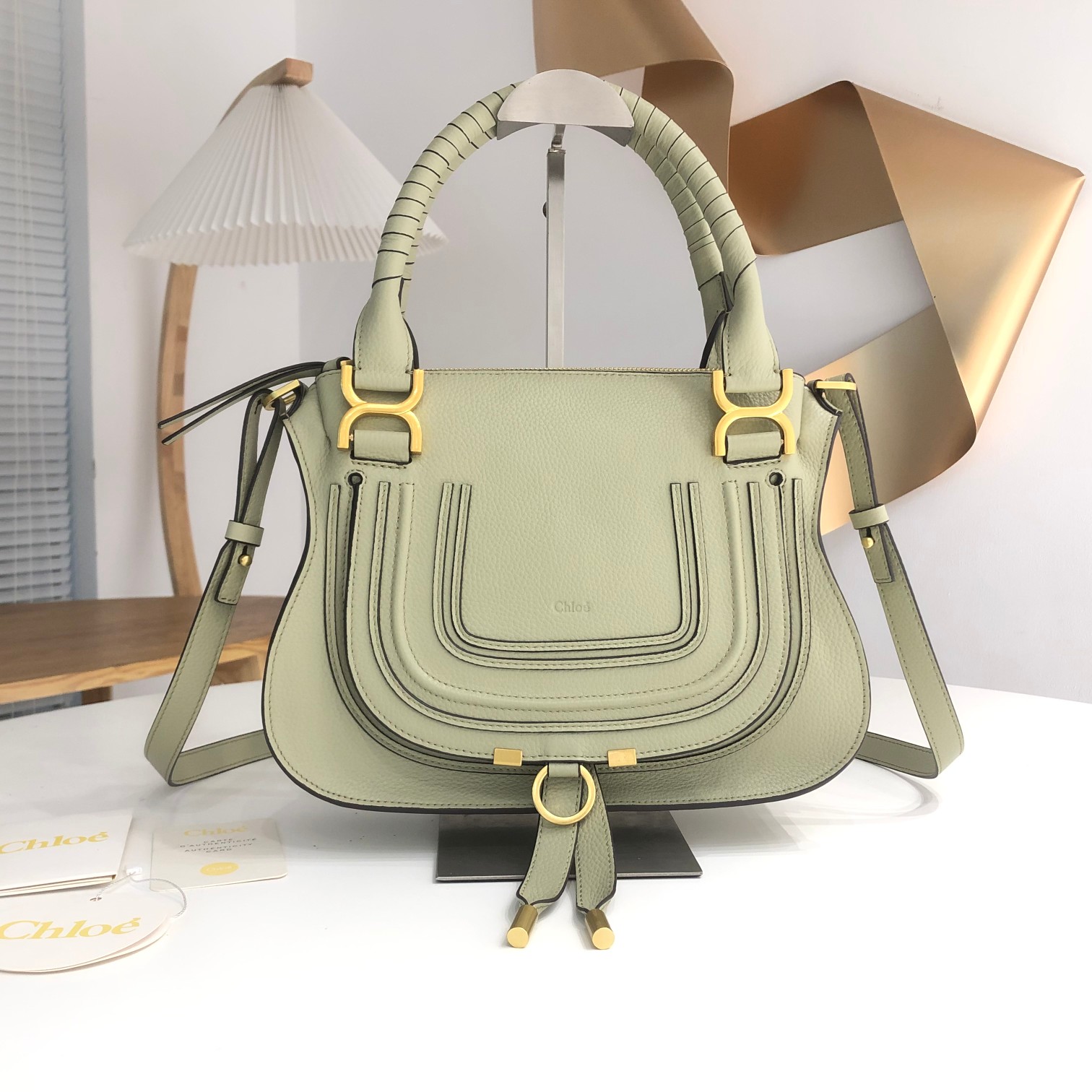 Chloé Small Marcie bag for Women – Green in Qatar