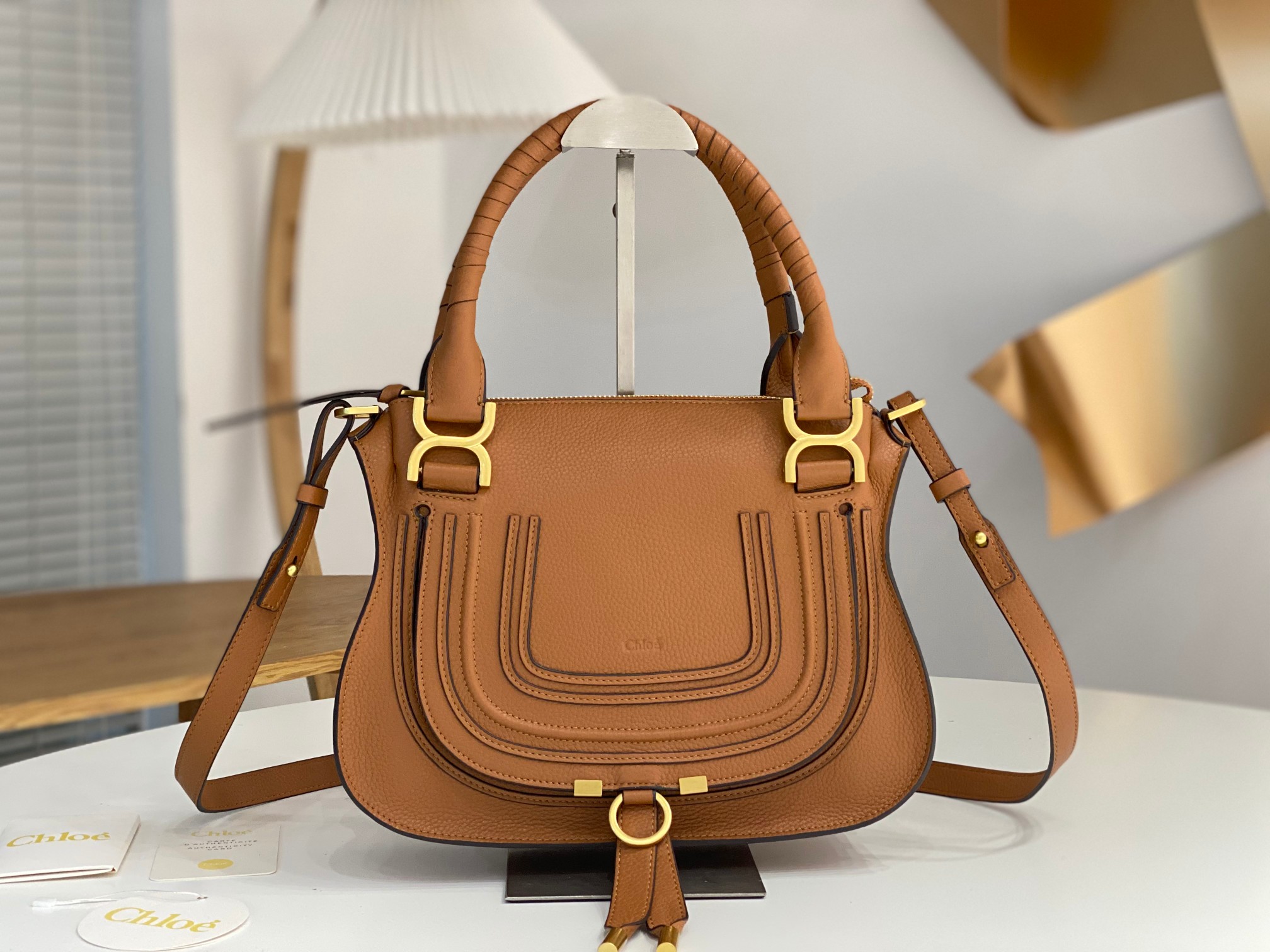 Chloé – Marcie Hand Bag Mujer 810-007456 brown