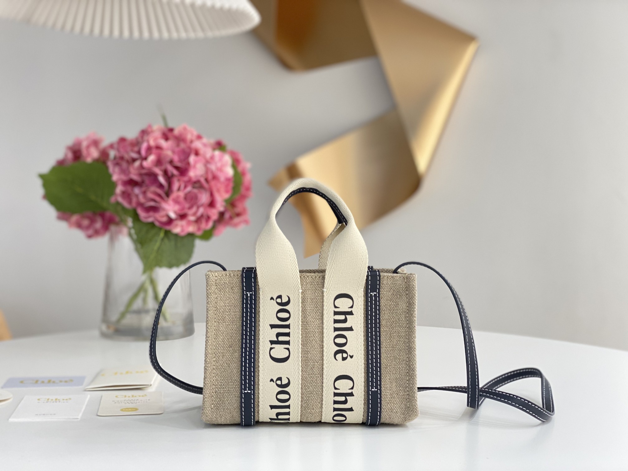 Chloé Chloé Small Woody Tote Bag Black on SALE |